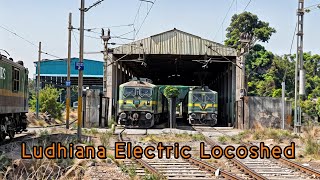 Ludhiana Electric Locoshed | Electric Locomotive Station