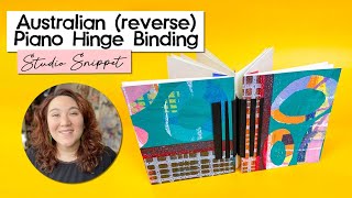 Working Artist Vlog 38: Australian Piano Hinge Book