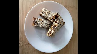 Date Nut Bars (healthy snack)