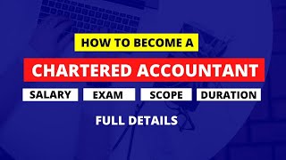 How to become a CHARTERED ACCOUNTANT in 2021 full details  #icai #ca #google