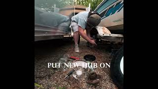 How To Replace Trailer Hub in 60 Seconds #shorts