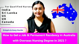 How To Get a Job and Permanent Residency in Australia with Overseas Nursing Degree in 2021?