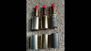 L’Oreal Paris Lipstick Haul!              #lipstick #makeup #slmakeup1984