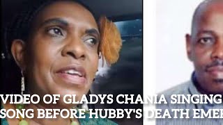 Video of Gladys Chania singing worship song 3 days before hubby's death emerges