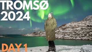 TROMSØ 2024 | Day 1 | Solo female | Polaria | Polar Museum | Troll Museum | Aurora Safari