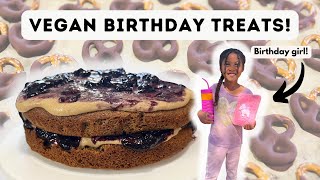 VEGAN BIRTHDAY CAKE | Plant Based Baking with Freshly Milled Flour