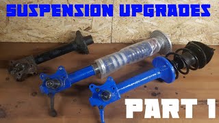 Ford capri laser escort mk2 front suspension upgrades bring you shocks into the 21st century PART 1