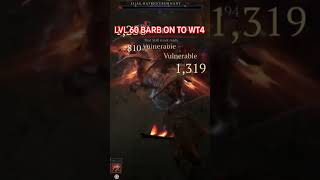 Diablo 4 - Season 1 Lvl 60 Barbarian Slays Capstone Dungeon Rend/Rupture Build