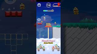 🍄⭐️Yoshi Azul vs Mario (carrera pt 2)⭐️🍄#supermariorun #supermariowonder #shorts