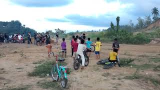 Grasstrack uji coba di arena angker