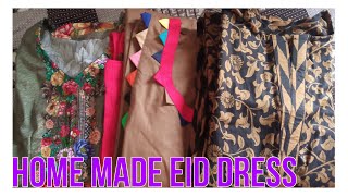 Home made dress design 2023// home made eid Dress