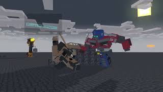 Someone give me a real fight!!! | minecraft animation #transformers #rotb