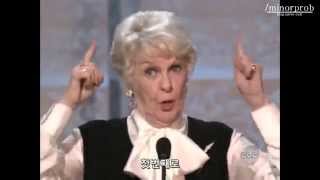 Elaine Stritch wins Emmy (Korean sub)