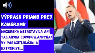 Výprask priamo pred kamerami! Mazurek a jeho slová vyvolali lavínu kritiky!!