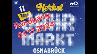 Herbstjahrmarkt Osnabrück 2024 Rundgang 01.11.2024