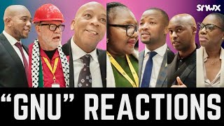 MPs react to ANC-DA coalition: Ramokgopa, Gwarube, Niehaus, Maimane, Zungula, Kwankwa, Hlazo-Webster