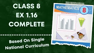 Class 8 Ex 1.16 Complete | Venn Diagram | Based on single National Curriculum