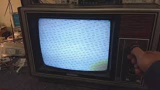 Repair of a 1973 Toshiba C321 13" hybrid tube/transistor color TV - Part 6 /6