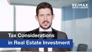 Tax Considerations in Real Estate Investment