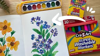 Are CRAZ ART supplies any good? painting using kids art supplies ✏️