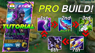 96% WINRATE! Brody Best Build 2024 [ Top  Global Brody Gameplay ( Brody tutorial ) 😱!!