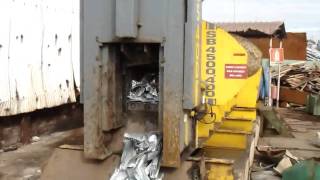 Colmar shear baler for light scrap and non ferrous metals