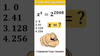 Can You solve this Tricky SAT question❓#maths #math #puzzle #satexam