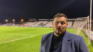 Marc Bircham post match Bohemians 25/10/2021