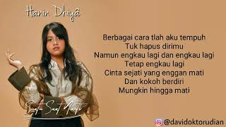 Hanin Dhiya   Suatu Saat Nanti Lyric Video