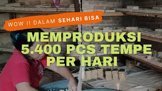 PENGUSAHA MUDA SUKSES MEMPRODUKSI TEMPE 5.400 PCS TEMPE DALAM SEHARI