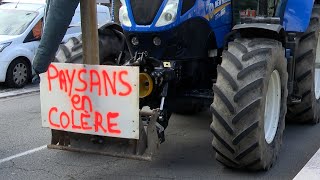 Colère des agriculteurs à Grenoble