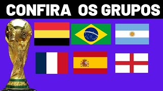 Conheça Os Grupos da Copa do Mundo 2022 | Sorteio Copa do Mundo 2022