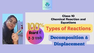 | Decomposition & Displacement Reaction | #decomposition #displacement #reaction #science #chemistry