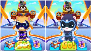 Talking Tom Hero Dash Halloween Update: Midnight Ginger vs Moonlight Angela Trick or Treat Adventure