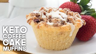 KETO COFFEE CAKE MUFFINS - AMAZING KETO DESSERT RECIPE