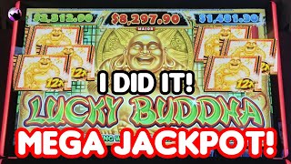 MEGA JACKPOT on Lucky Buddha! Top Symbol and Top Multiplier!