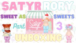 Full Box Friday: SEULGIE X POP MART Satyr Rory Sweet As Sweets Unboxing *Part 3*