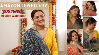 LATEST JEWELLERY  FOR RAKHI | AMAZON TRENDY JEWELLERY HAUL| GoGlam