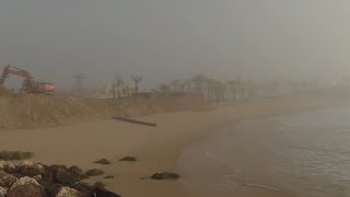 Praia da Rocha Beach || breaking waves || NoSoloÁgua beach Portimao