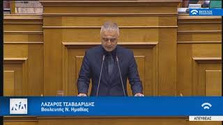 Ομιλία Τσαβδαρίδη στην ολομέλεια Βουλής επί του Σχ.ν. Υπουργείου Εσωτερικών 07/08/2019