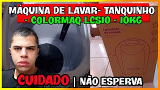 🔴 MÁQUINA DE LAVAR- TANQUINHO - COLORMAQ LCS - 10KG | Análise / Cuidado Nesse Ponto