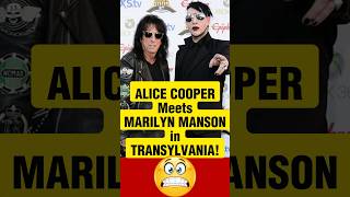 Alice Cooper on First Meeting w/ Marilyn Manson #classicrock #halloween #shockrock