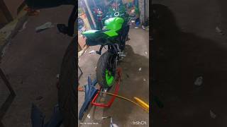 ninja zx10r CLOUER #bike #modifiedbikes #bikeaccessories #youtubeshorts #automobile #ninjabike