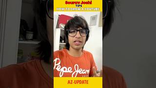 Sourav Joshi Gives Tips 👍 To How To Become A Youtuber 🔥😨 #shorts #short #souravjoshivlogs