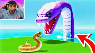 CONVIRTIENDOME EN LA SERPIENTE MAS GRANDE EN ROBLOX