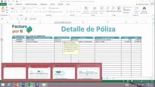 Como se hacen las Polizas en la contabilidad Electronica