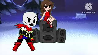 Down To The Bone - |FnF: Indie Cross OST.  Papyrus  VS  (Fake Collab)  [Remastered]