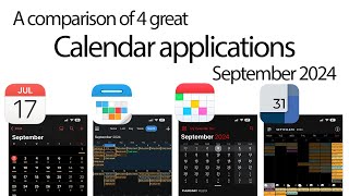 A comparison of 4 great calendar applications