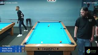 Hunter White vs Brian Francis - 9 Ball Tournament - Third Round - 5/18/24