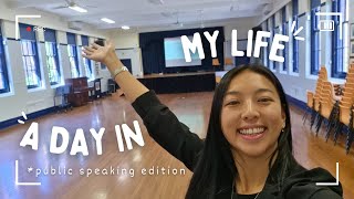 day in the life of a psychologist | NEW JOB! & public speaking anxiety